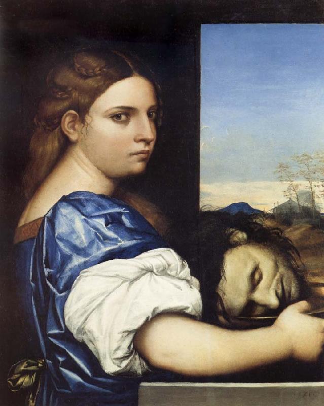 Sebastiano del Piombo Salome with the Head of John the Baptist oil painting picture